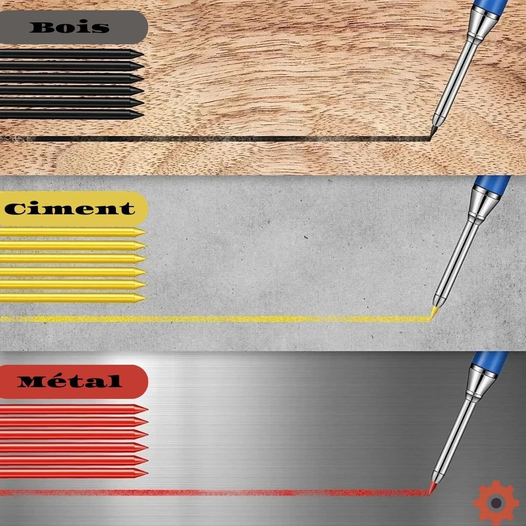 Crayon de charpentier - EasyPencil ™ - Outilletoi