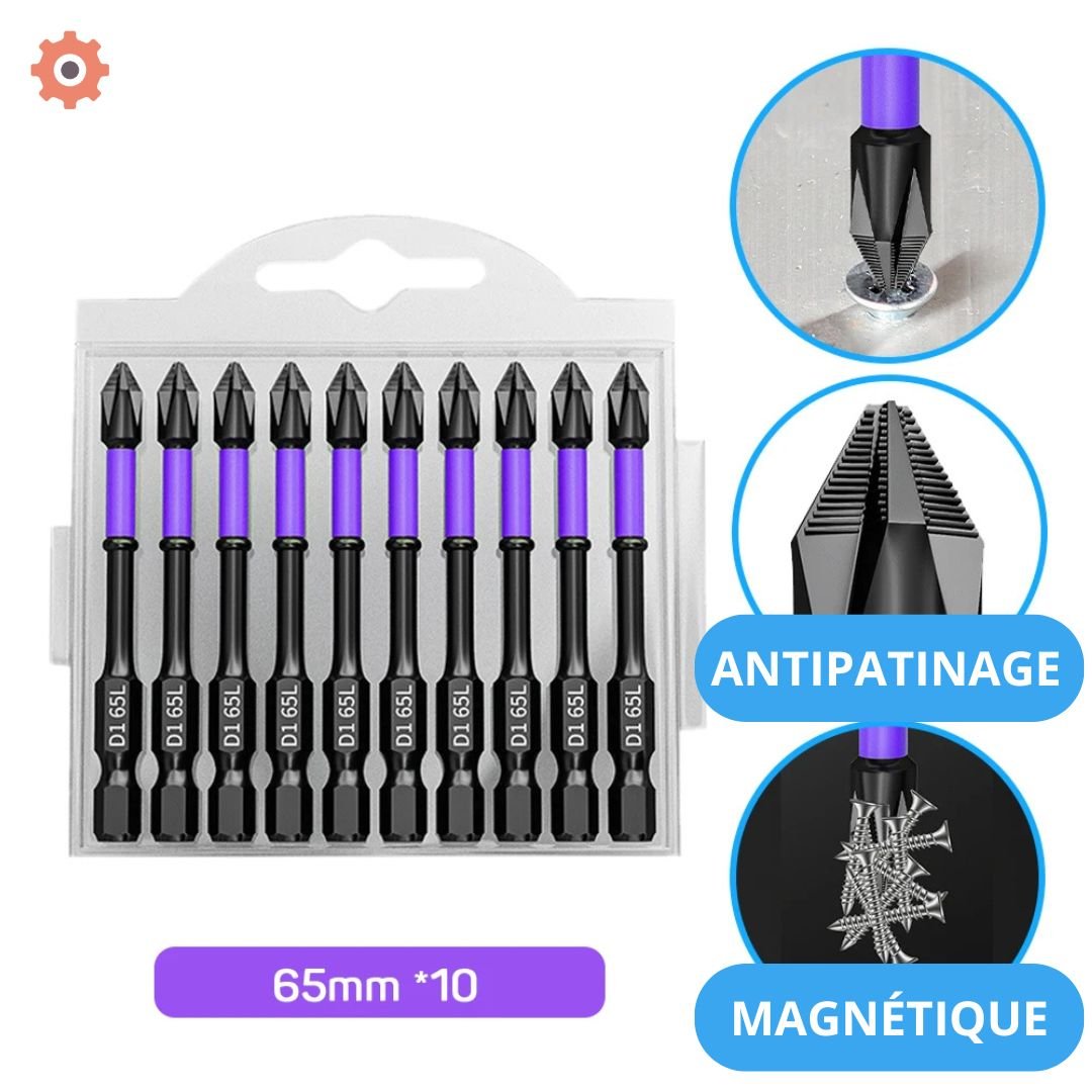 Embouts de tournevis magnétiques - DixainLife ™ - Outilletoi