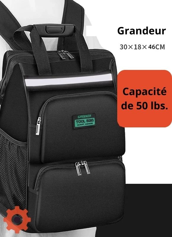 Sac à dos pour outils- GREENER™ - Outilletoi